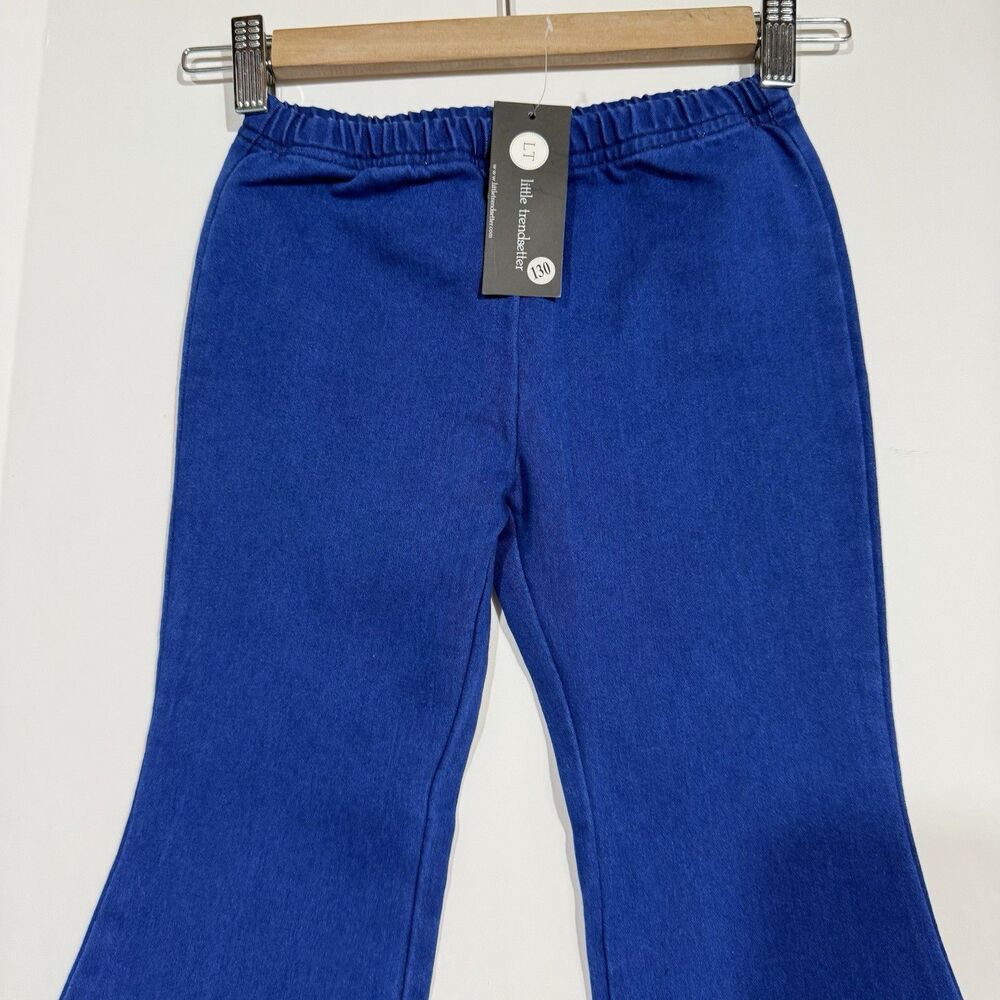 NWT Girls Pull On Denim Flare Blue Jeans Size 6 Years Boho Little Trendsetter - Picture 5 of 16